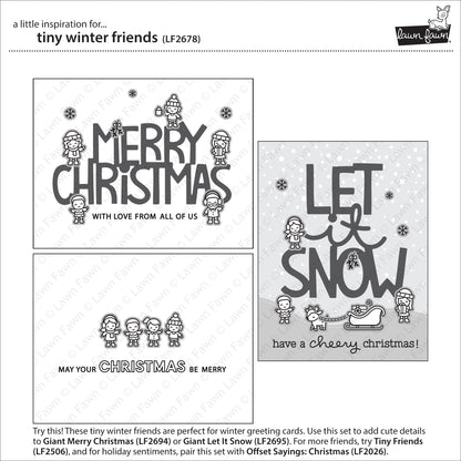 Lawn Fawn - Tiny Winter Friends