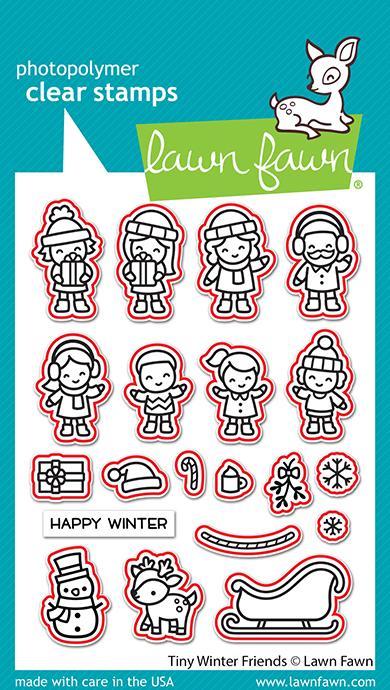 Lawn Fawn - Tiny Winter Friends Lawn Cuts