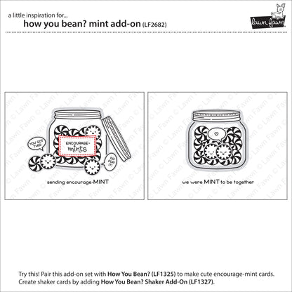 Lawn Fawn - How You Bean? Mint Add-On