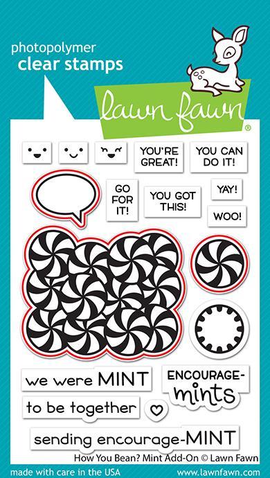 Lawn Fawn - How You Bean? Mint Add-On Lawn Cuts