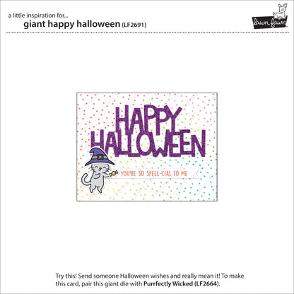 Lawn Fawn - Giant Happy Halloween