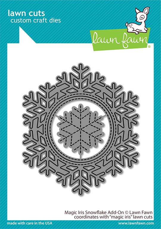 Lawn Fawn - Magic Iris Snowflake Add-On