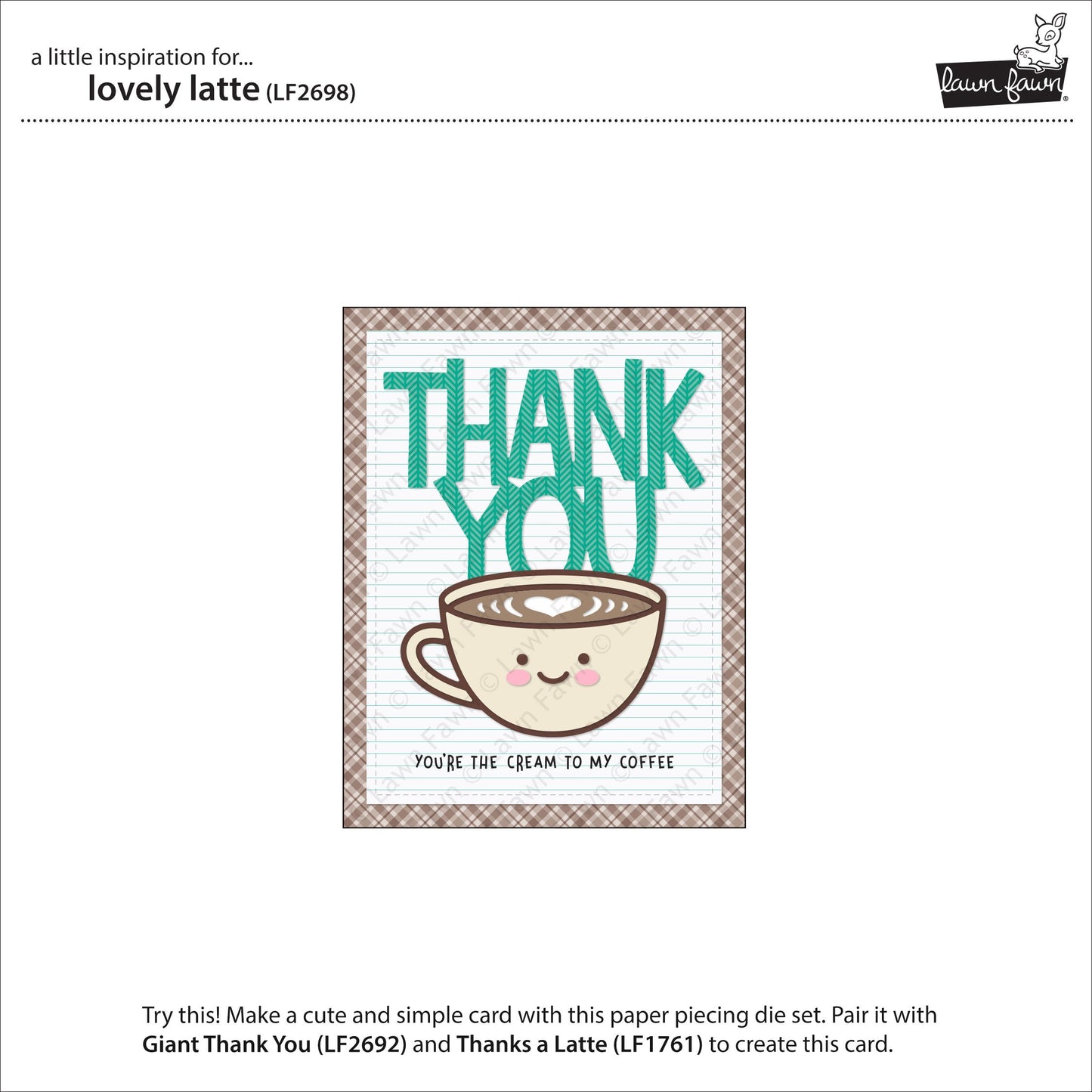 Lawn Fawn - Lovely Latte