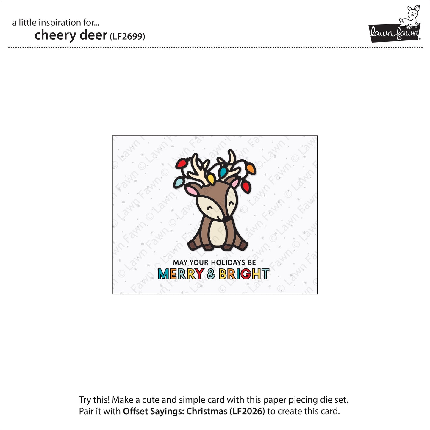 Lawn Fawn - Cheery Deer