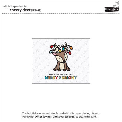 Lawn Fawn - Cheery Deer