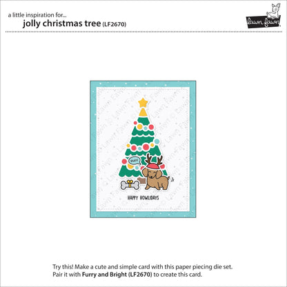Lawn Fawn - Jolly Christmas Tree