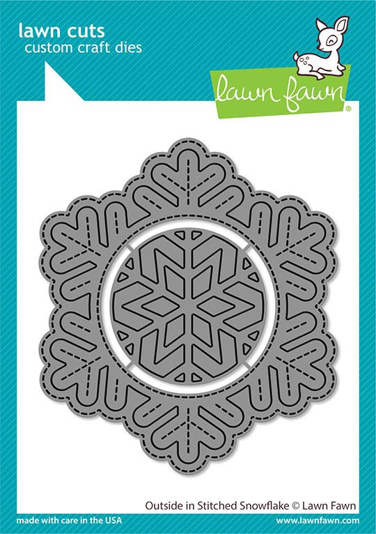 Lawn Fawn - Outside In Stitched Snowflake