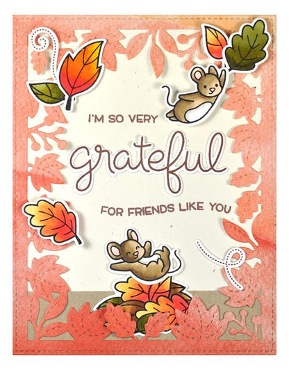 Lawn Fawn - Fall Leaves Backdrop