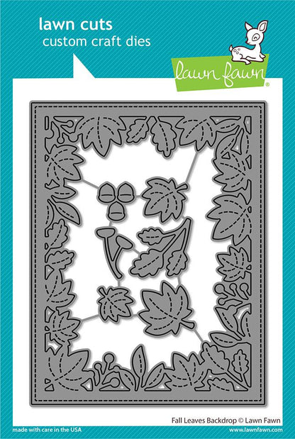 Lawn Fawn - Fall Leaves Backdrop