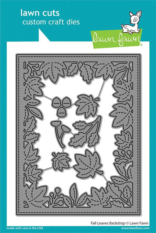Lawn Fawn - Fall Leaves Backdrop