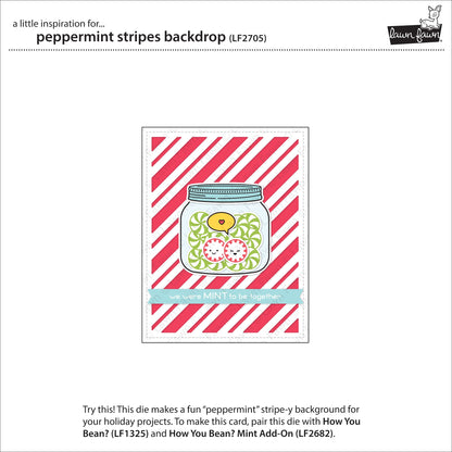 Lawn Fawn - Peppermint Stripes Backdrop