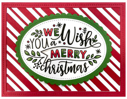Lawn Fawn - Peppermint Stripes Backdrop