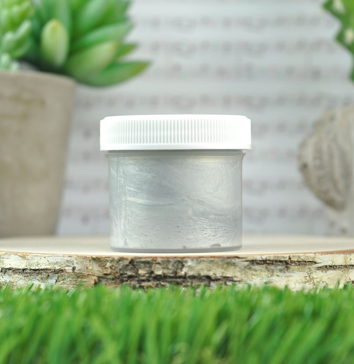 Lawn Fawn - Stencil Paste - Silver