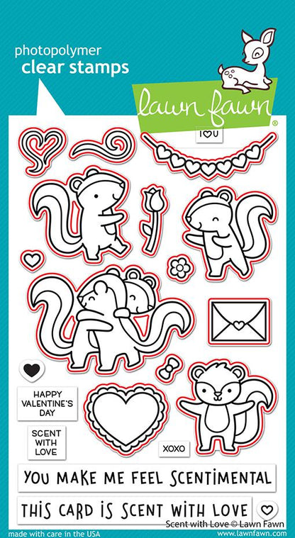 Lawn Fawn - Scent With Love Lawn Cuts