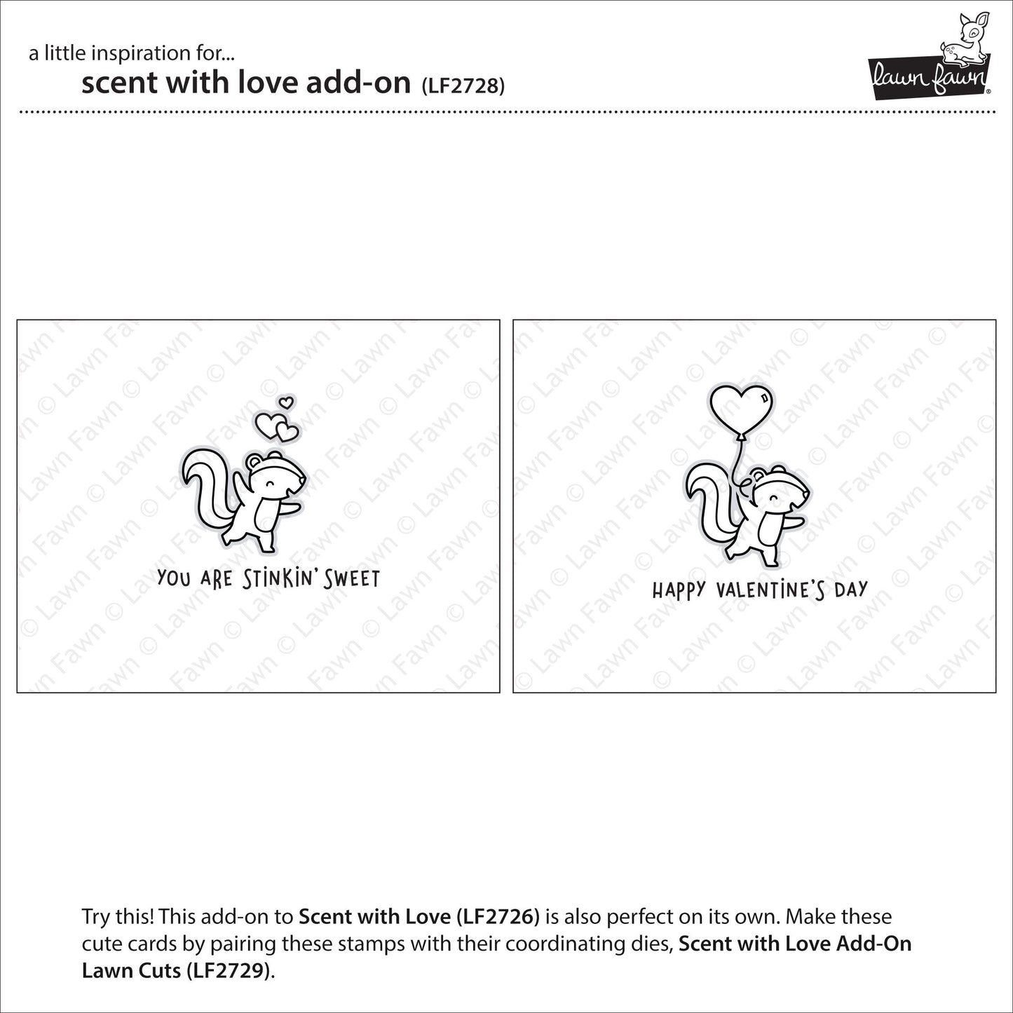 Lawn Fawn - Scent With Love Add-On