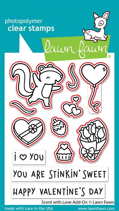 Lawn Fawn - Scent With Love Add-On Lawn Cuts