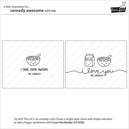 Lawn Fawn - Cerealsly Awesome