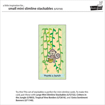 Lawn Fawn - Small Mini Slimline Stackables