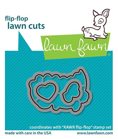 Lawn Fawn - Rawr Flip-Flop Lawn Cuts
