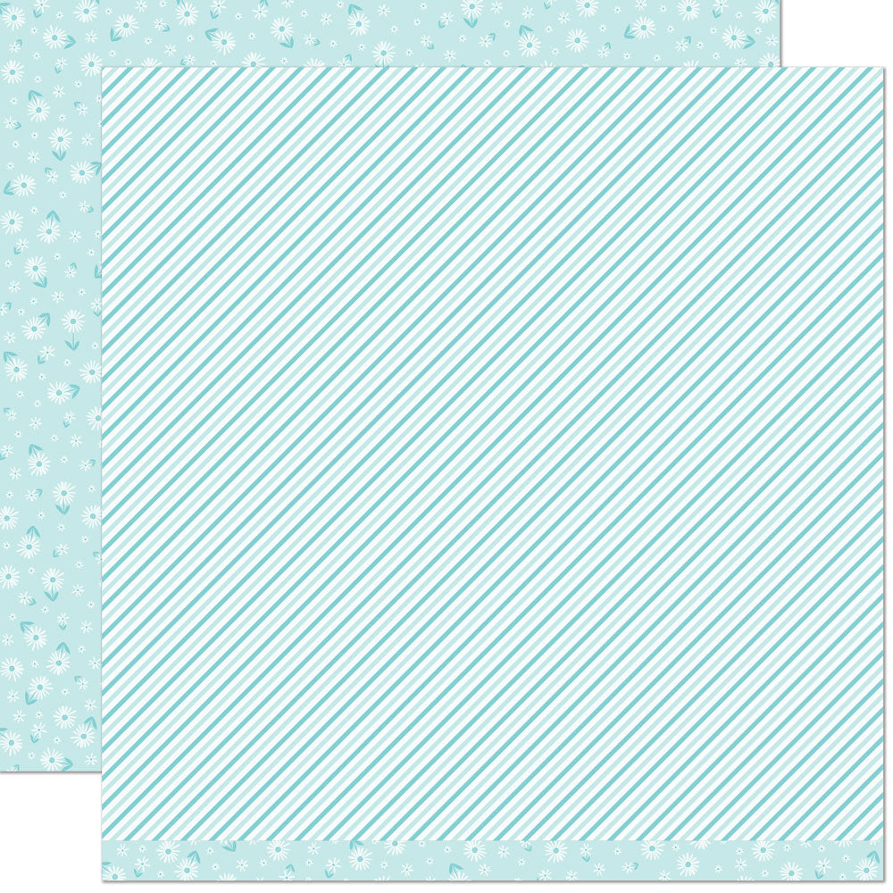 Lawn Fawn - Flower Market - Delphinium 12x12"