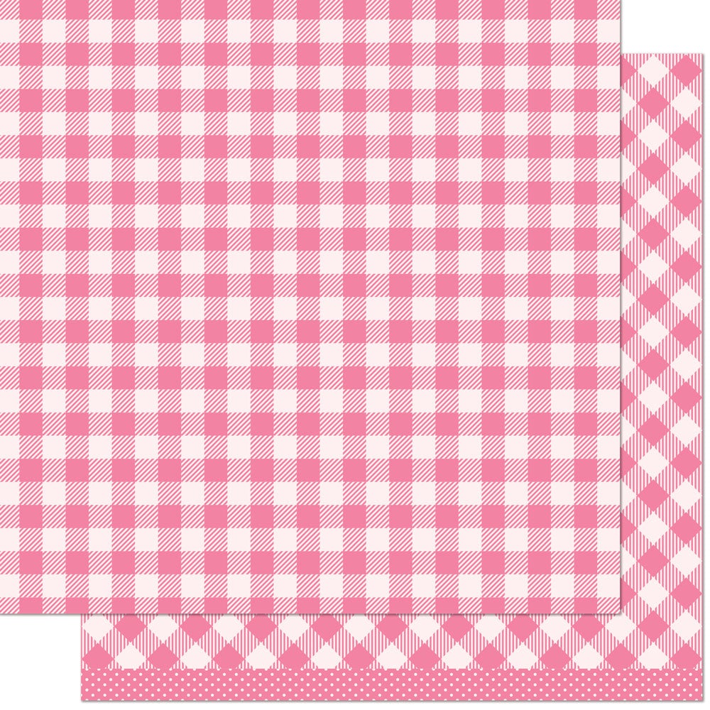 Lawn Fawn - Gotta Have Gingham Rainbow - Audrey 12x12"