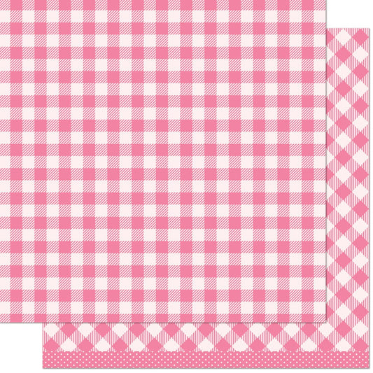 Lawn Fawn - Gotta Have Gingham Rainbow - Audrey 12x12"