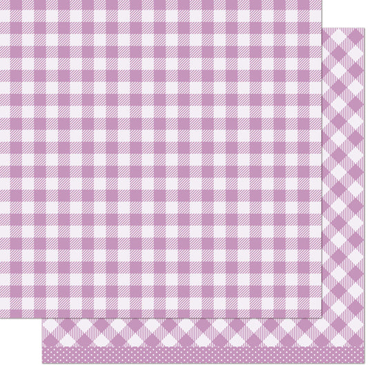 Lawn Fawn - Gotta Have Gingham Rainbow - Harriet 12x12"