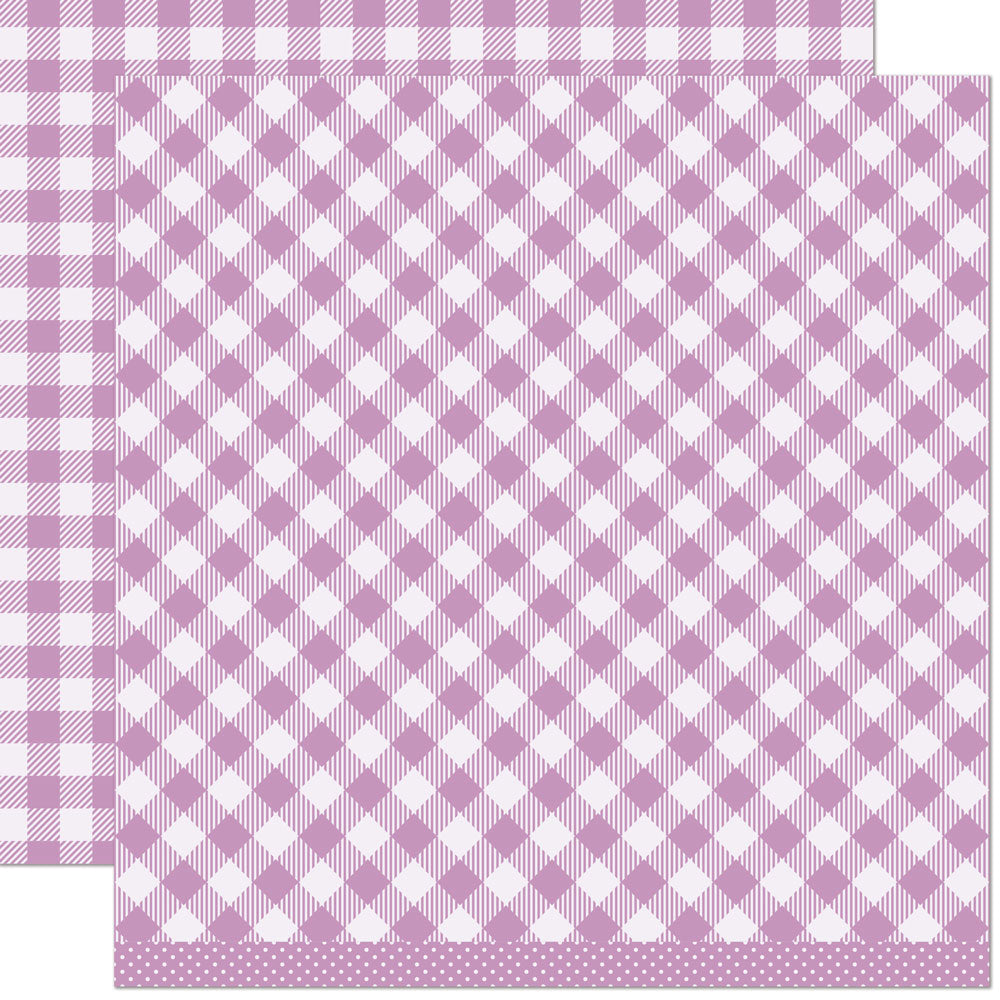 Lawn Fawn - Gotta Have Gingham Rainbow - Harriet 12x12"