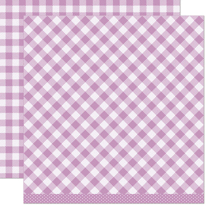 Lawn Fawn - Gotta Have Gingham Rainbow - Harriet 12x12"