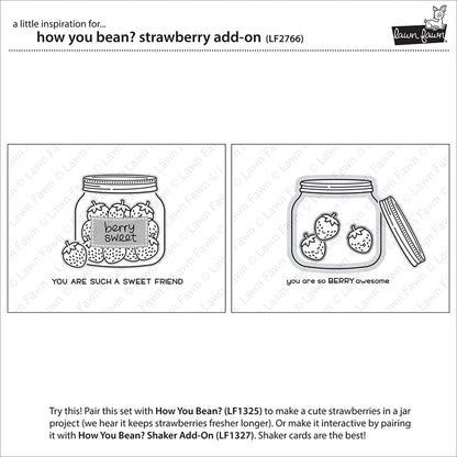 Lawn Fawn - How You Bean? Strawberries Add-On