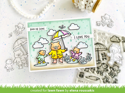 Lawn Fawn - Beary Rainy Day