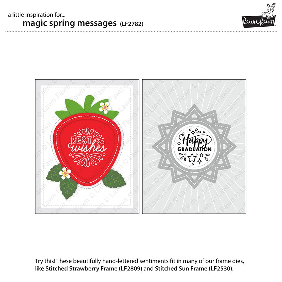 Lawn Fawn - Magic Spring Messages