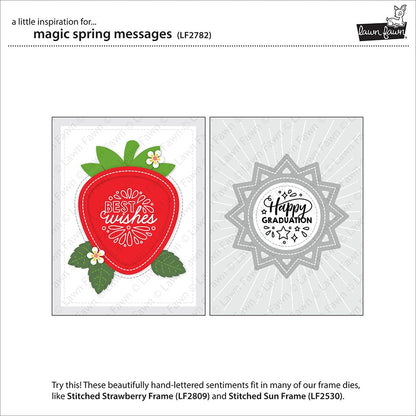 Lawn Fawn - Magic Spring Messages