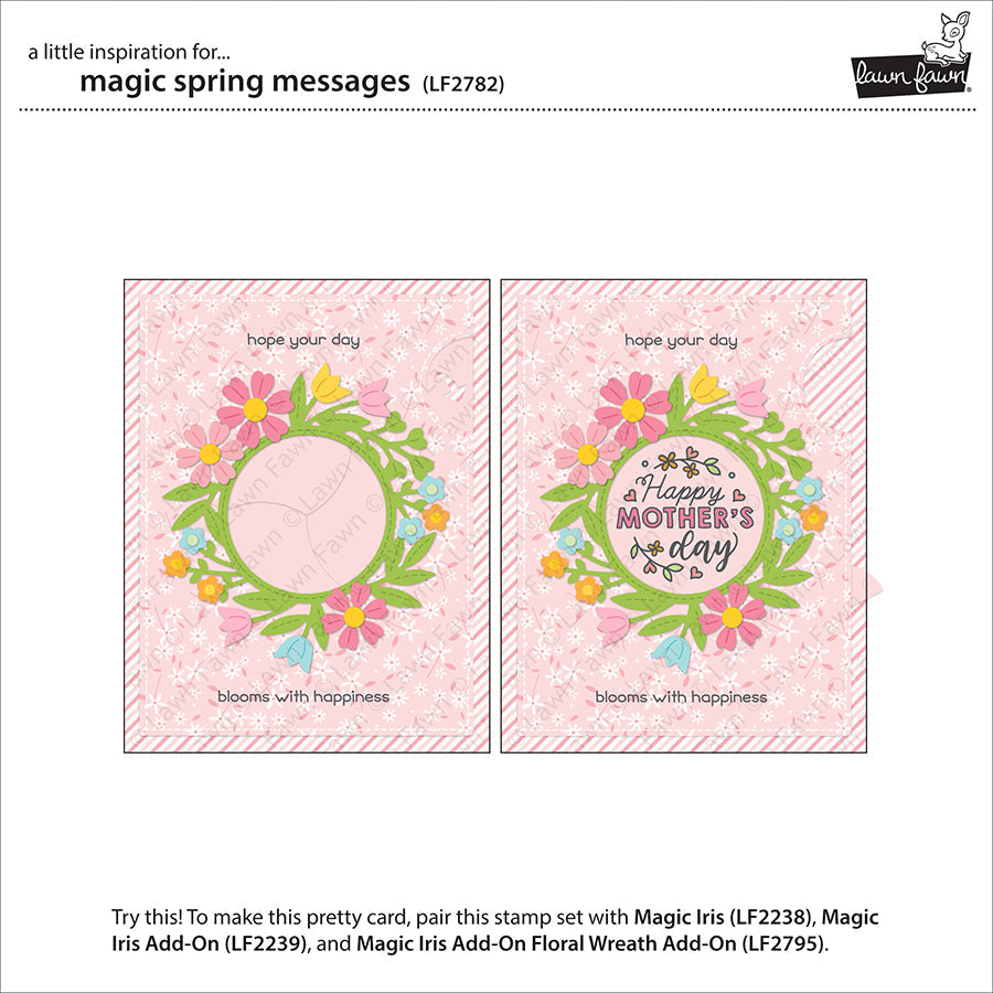 Lawn Fawn - Magic Spring Messages