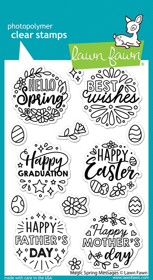 Lawn Fawn - Magic Spring Messages