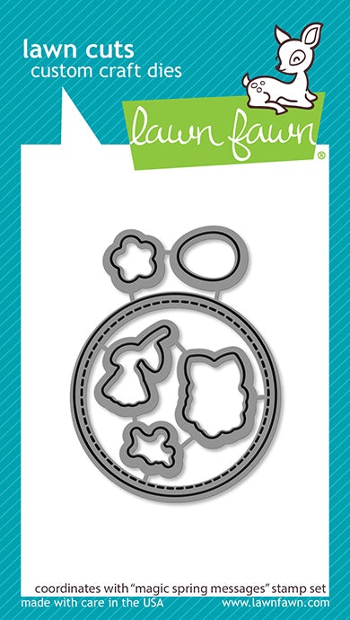 Lawn Fawn - Magic Spring Messages - Lawn Cuts
