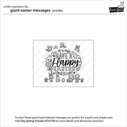 Lawn Fawn - Giant Easter Messages