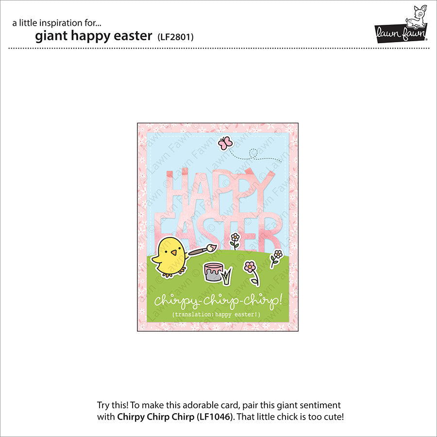 Lawn Fawn - Giant Happy Easter