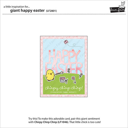 Lawn Fawn - Giant Happy Easter