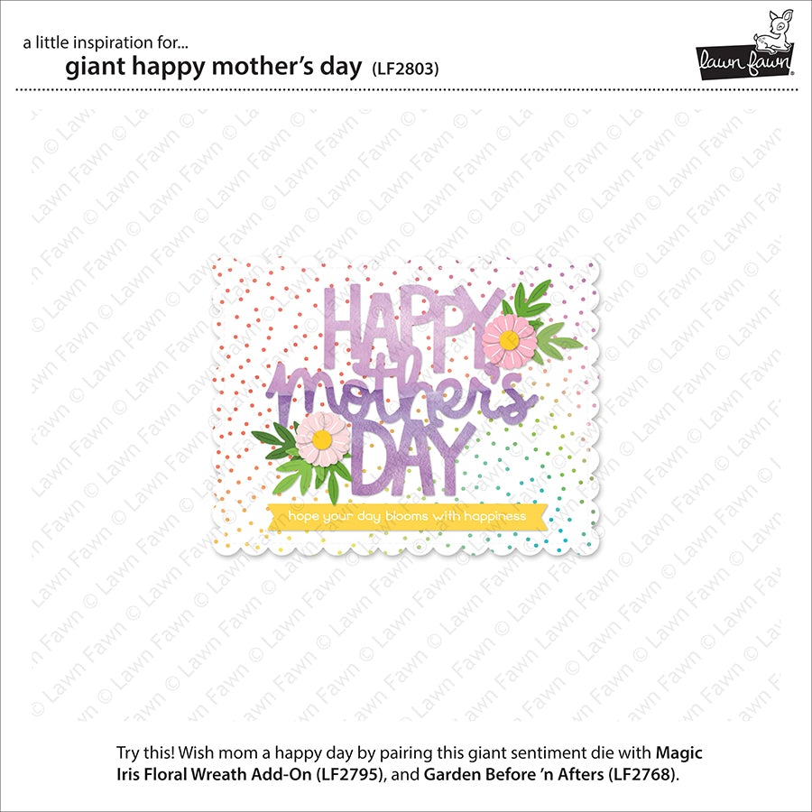 Lawn Fawn - Giant Happy Mother's Day