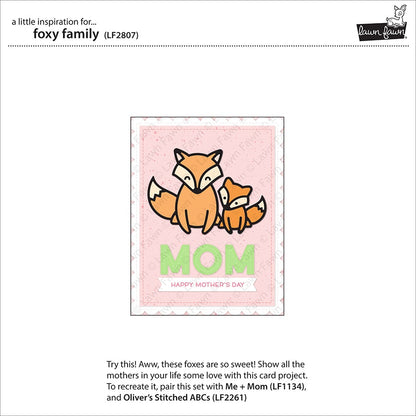Lawn Fawn - Foxy Family