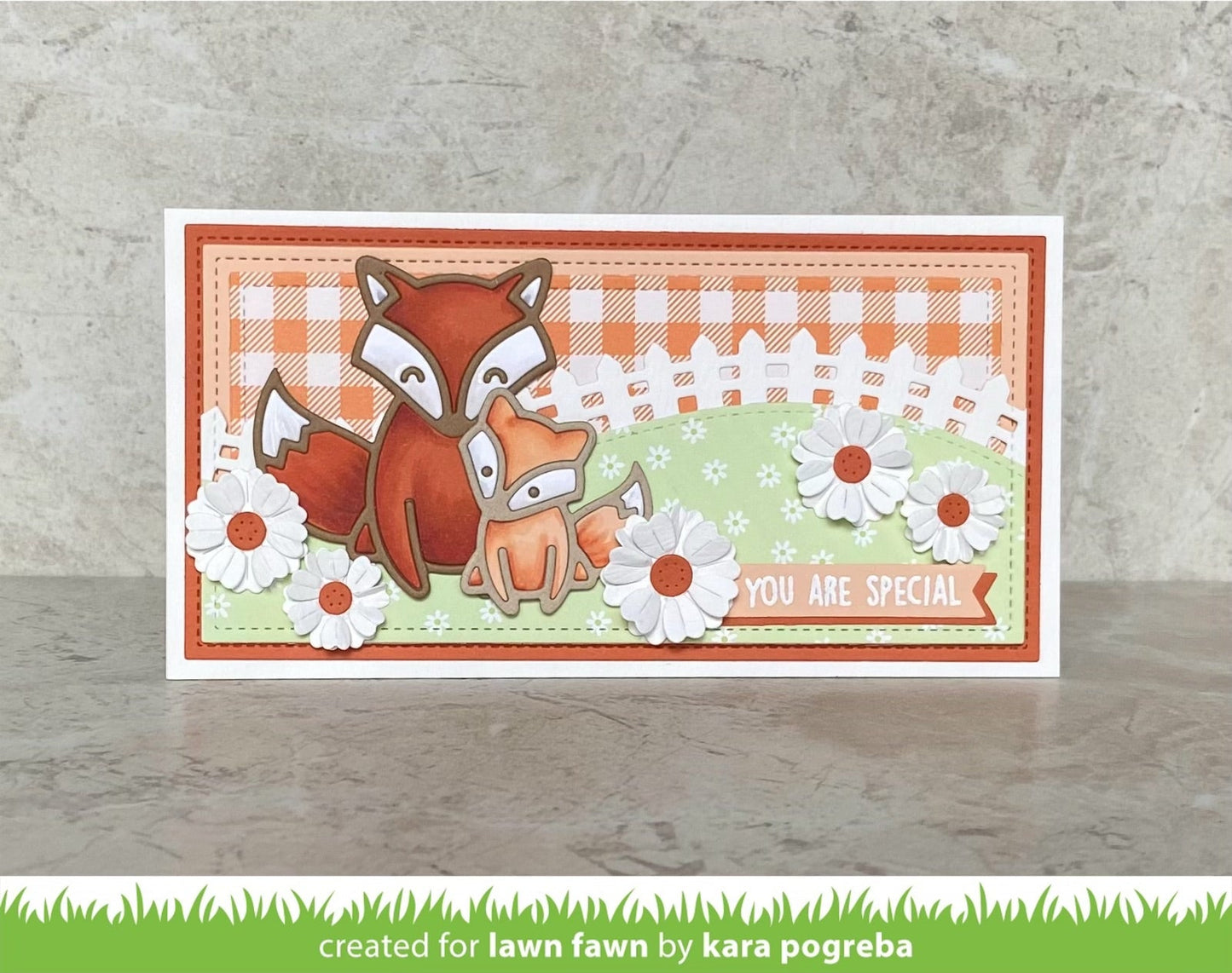 Lawn Fawn - Foxy Family