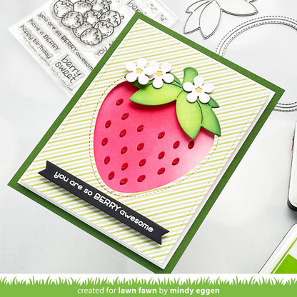 Lawn Fawn - Outside In Stitched Strawberry