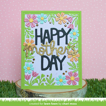 Lawn Fawn - Spring Flowers Backdrop