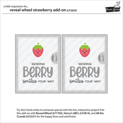 Lawn Fawn - Reveal Wheel Strawberry Add-On