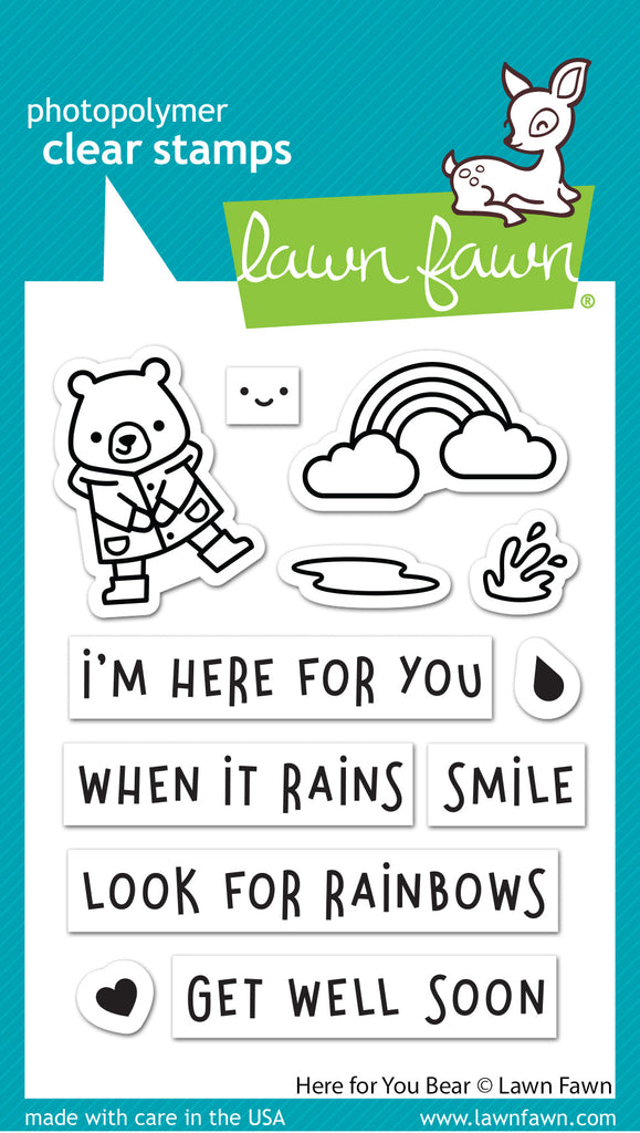 Lawn Fawn - Here For You Bear