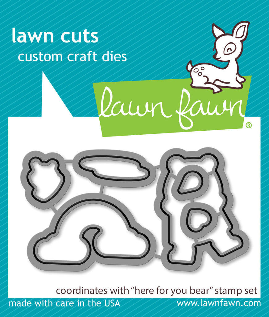 Lawn Fawn - Here For You Bear - Lawn Cuts