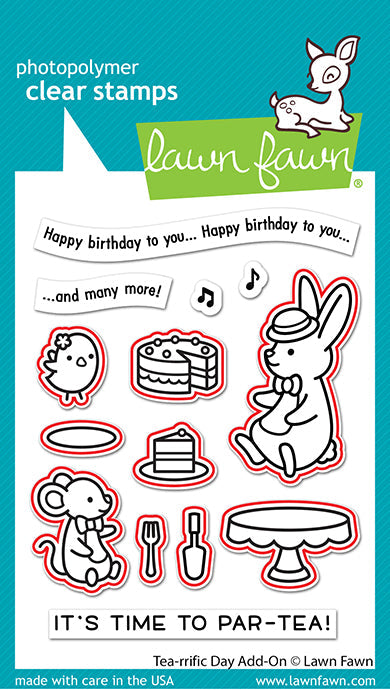 Lawn Fawn - Tea-Rrific Day Add-On - Lawn Cuts