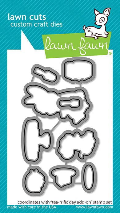 Lawn Fawn - Tea-Rrific Day Add-On - Lawn Cuts