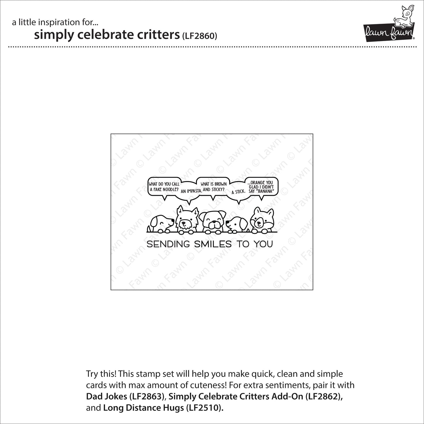 Lawn Fawn - Simply Celebrate Critters